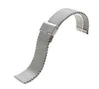 BNCXMO Cinghia orologio in acciaio inossidabile orologio in goccia fibbia filo appeso a filo 1,0 18 20 22 24 mm Canda di guardia