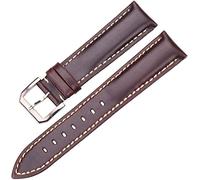 BNCXMO Cinghia orologio orologio orologio vintage cinturino marrone nero marrone fatto liscio vera vera pelle orologio accessori in metallo fibbia in metallo