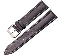 BNCXMO Cinghia orologio orologio orologio vintage cinturino marrone nero marrone fatto liscio vera vera pelle orologio accessori in metallo fibbia in metallo