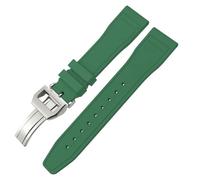 BNCXMO Cinghie di orologi a fluorobber morbido da 20 mm 21 mm 22 mm Forbig pilota Portofino top pistola cinghia di gomma naturale strumenti di gomma naturale (-), 20 mm
