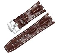 BNCXMO Cinta d'oro in pelle genuina per AP 15703 Royal Oak Offshore Series 28mm Crocodile Watchbands