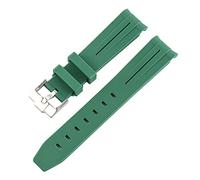 BNCXMO Cinturini in gomma da 20 mm con fibbia ad ardiglione per cinturino per orologio da 20 mm Bracciale in silicone impermeabile Accessori per orologi con strumenti