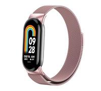 BNCXMO Cinturino ad anello milanese per banda mira 8 NFC Acciaio inossidabile Rilascio rapido Correa Miband8 Bracciale MI BAND 8 Accessori Accessori