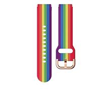 BNCXMO Cinturino da guardia da guardia da 18 mm per la stampa in silicone per vivoactive 4s/vivomove 3s/venu 2s smart band band sport sport