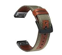 BNCXMO Cinturino da orologio in pelle a rilascio rapido per Fenix 6 6x Pro Easy Fit Cint per Fenix 3 3HR 5x 5 Plus 6 Bracciale Pro Bracciale