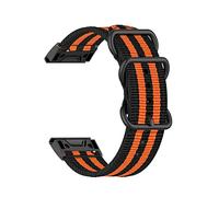 BNCXMO Cinturino in nylon da 26 mm, 22 mm, per Enduro Watch Band Fenix, 6 Pro 5 x Plus/Tactix Delta/MK2i/Forerunner 945, For Descent G1 Solar