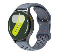 BNCXMO Cinturino in silicone 18/20/22mm per Galaxy Watch7/6/5/4/44/40mm classico 43/47mm Gears3 Bracciale per 3 4Pro GT3/2E Cingcio d'oro