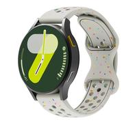 BNCXMO Cinturino in silicone 18/20/22mm per Galaxy Watch7/6/5/4/44/40mm classico 43/47mm Gears3 Bracciale per 3 4Pro GT3/2E Cingcio d'oro