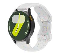 BNCXMO Cinturino in silicone 18/20/22mm per Galaxy Watch7/6/5/4/44/40mm classico 43/47mm Gears3 Bracciale per 3 4Pro GT3/2E Cingcio d'oro