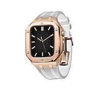 BNCXMO Cinturino in silicone con custodia per paraurti resistenti agli shock, uomini sport sport band militari per la custodia della banda 45mm 44mm solo per iwatch serie 7 SE 6 5 4