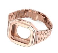 BNCXMO Cinturino integrato in acciaio inossidabile per banda 44mm 45mm ， uomini Accessori per braccialetti metallici per iwatch Serie 8 7 6 5 4 SE Watchband