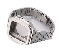 BNCXMO Cinturino integrato in acciaio inossidabile per banda 44mm 45mm ， uomini Accessori per braccialetti metallici per iwatch Serie 8 7 6 5 4 SE Watchband