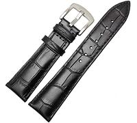 BNCXMO Cinturino marrone nero marrone da uomo 19mm 20mm 21mm 22mm Accessori per orologi a cinghia morbida e fibbia in metallo in metallo in acciaio