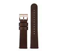 BNCXMO Cinturino per orologio retrò a rilascio rapido bracciale marrone scuro morbido cinghia in pelle autentica da 18 mm 20mm 22 mm (colore: sabbia dorata, dimensione: 18 mm)
