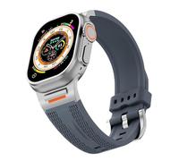 BNCXMO Cinturino sportivo adatto per S10 46mm 49 Ultra S10 42mm 45 44 40 38 mm cnocchia di silicone elastico adatto per iWatch 10/9/8/7/SE/6/4/5/3