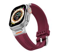 BNCXMO Cinturino sportivo adatto per S10 46mm 49 Ultra S10 42mm 45 44 40 38 mm cnocchia di silicone elastico adatto per iWatch 10/9/8/7/SE/6/4/5/3