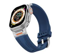 BNCXMO Cinturino sportivo adatto per S10 46mm 49 Ultra S10 42mm 45 44 40 38 mm cnocchia di silicone elastico adatto per iWatch 10/9/8/7/SE/6/4/5/3