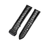 BNCXMO Crocodile Genuine Leather Watch Band per Omega Strap Watch 300 Deville Watchband Bracciale 19mm 20mm 21mm