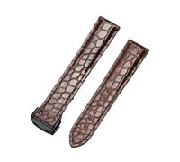 BNCXMO Crocodile Genuine Leather Watch Band per Omega Strap Watch 300 Deville Watchband Bracciale 19mm 20mm 21mm