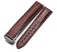 BNCXMO Crocodile Watch cinguero cinghia uomo e donna stile da donna per omega seahorse Deville 18mm 19mm 20mm Banda di orologi originale