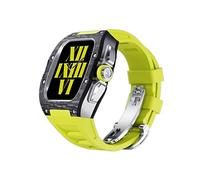 BNCXMO Custodia in fibra di carbonio di lusso per banda 45mm Series 8 7, per IWatch Series 6 5 4 SE 44mm Kit di conversione con strumenti