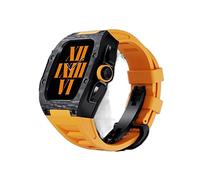 BNCXMO Custodia in fibra di carbonio di lusso per banda 45mm Series 8 7, per IWatch Series 6 5 4 SE 44mm Kit di conversione con strumenti