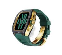 BNCXMO Custodia in fibra di carbonio di lusso per banda 45mm Series 8 7, per IWatch Series 6 5 4 SE 44mm Kit di conversione con strumenti