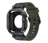 BNCXMO Custodia per cinturini per banda Ultra 2 49mm 44mm 45mm TPU Protector Case Cover Bracciale silicone per Iwatch Series 9 8 7 6 5 4 Canda di guardia