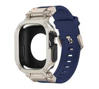 BNCXMO Custodia per cinturini per banda Ultra 2 49mm 44mm 45mm TPU Protector Case Cover Bracciale silicone per Iwatch Series 9 8 7 6 5 4 Canda di guardia