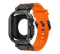BNCXMO Custodia per cinturini per banda Ultra 2 49mm 44mm 45mm TPU Protector Case Cover Bracciale silicone per Iwatch Series 9 8 7 6 5 4 Canda di guardia