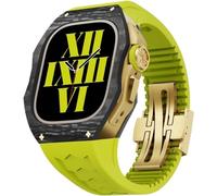BNCXMO Elastico della custodia in fibra in fibra di carbonio , per 44 mm 45 mm , kit mod a cinghia traspirato della custodia per orologi , per iwatch Series 8/7/6/5/4/SE Accessori di ricambio