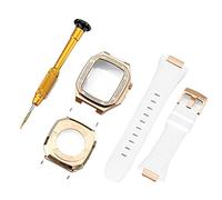 BNCXMO Fai da te per banda 7 6 metallo in acciaio inossidabile 45 mm 41 mm set di elastico per orologio per iwatch da 44 mm kit di modifica della cinghia diamante