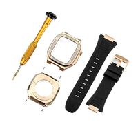 BNCXMO Fai da te per banda 7 6 metallo in acciaio inossidabile 45 mm 41 mm set di elastico per orologio per iwatch da 44 mm kit di modifica della cinghia diamante