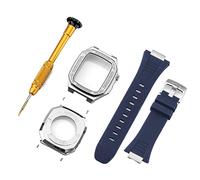 BNCXMO Fai da te per banda 7 6 metallo in acciaio inossidabile 45 mm 41 mm set di elastico per orologio per iwatch da 44 mm kit di modifica della cinghia diamante
