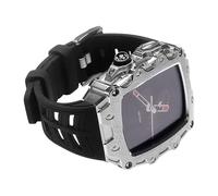 BNCXMO Fetta in metallo della custodia in lega di zinco per iWatch Series 8 7 6 5 4 SE per banda 45 mm 44 mm cinghia di orologio in gomma Modifica accessori