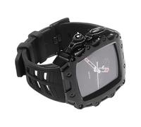 BNCXMO Fetta in metallo della custodia in lega di zinco per iWatch Series 8 7 6 5 4 SE per banda 45 mm 44 mm cinghia di orologio in gomma Modifica accessori