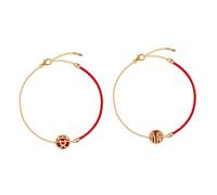 BNCXMO Gioielli per ragazze 2 pezzi di corda tessuta Donne Bracciale intrecciata regolabile con design unico per abbigliamento quotidiano e accessori per accessori