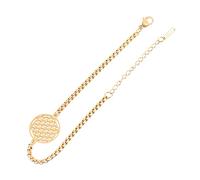 BNCXMO Gioielli per ragazze uomini Donne Gold Placted Bracciale in acciaio inossidabile Bracciale inossidabile per accessori alla moda ed elegante
