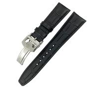 BNCXMO Guarda il cinturino con estremità curva, 21 mm - 22 mm, orologio da fortugieser sostitutivo, fibbia pieghevole, cinghia di orologio (-)