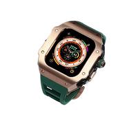 BNCXMO Guarda il kit di modifica della banda , per una custodia in acciaio inossidabile Ultra 49mm , per IWatch Serie 8 Ultra Refit Mod Sports Gugge di gomma