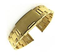 BNCXMO Il braccialetto di sostituzione della cinghia della rete cinghia di orologio è adatto per orologi da 16 mm, 18 mm, 20 mm, larghezza 22 mm/dorati/20 mm