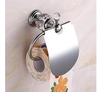 BNCXMO Il moderno set di hardware per bagno cromato comprende portacarpa per toilette porta portabicchiere porta tazza di tazza di tessuto e gancio di veste