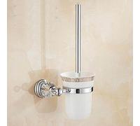 BNCXMO Il Moderno Set di Hardware per Bagno Cromato comprende portacarpa per Toilette Porta portabicchiere Porta Tazza di Tazza di Tessuto e Gancio di Veste
