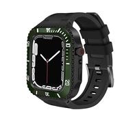 BNCXMO Kit di modifica da 45 mm per Band 8 Caso Mod Kit 44mm Cassa in Metallo Acciaio Lunetta Cinturino in Silicone per IWatch 8 Serie 7 6 5 4, 45mm For 8/7, A