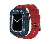 BNCXMO Kit di modifica da 45 mm per Band 8 Caso Mod Kit 44mm Cassa in Metallo Acciaio Lunetta Cinturino in Silicone per IWatch 8 Serie 7 6 5 4, 45mm For 8/7, A