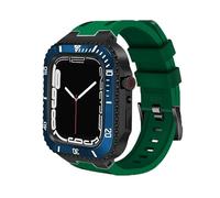 BNCXMO Kit di modifica da 45 mm per banda 8 kit mod di modalità 44 mm in acciaio in metallo cinghia di silicone cinghia per iwatch 8 serie 7 6 5 4