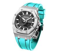 BNCXMO Kit MOD GA2100 per Ga2100STH-1A Metal Watch Cand cinghia silicone cinturino 316 Accessori in acciaio inossidabile Accessori Modificati banco di cornice bracciale