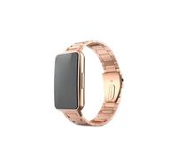 BNCXMO Loop cinturino in acciaio inossidabile adatto alla banda d'onore 6 7 donne in metallo uomini guardano il braccialetto Correa per orologio 2 chiusura