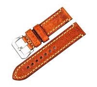 BNCXMO Nuovi accessori per orologi 20 22 24 26 mm Canda di guardia in pelle di mucca italiana Cinta di orologio marrone compatibile con la fascia d'oro