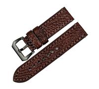 BNCXMO Nuovi accessori per orologi 20 22 24 26 mm Canda di guardia in pelle di mucca italiana Cinta di orologio marrone compatibile con la fascia d'oro